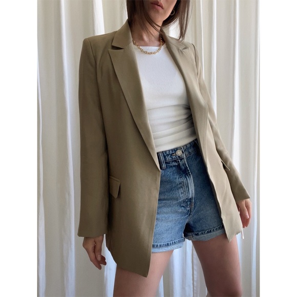 HARVEY BLAZER — In Taupe - Picture 2 of 9